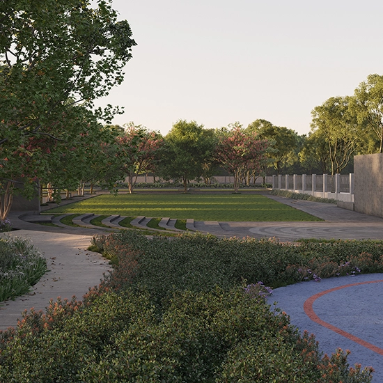Godrej Eden Estate Pune Gallery 01 Shrub Garden Phase 1